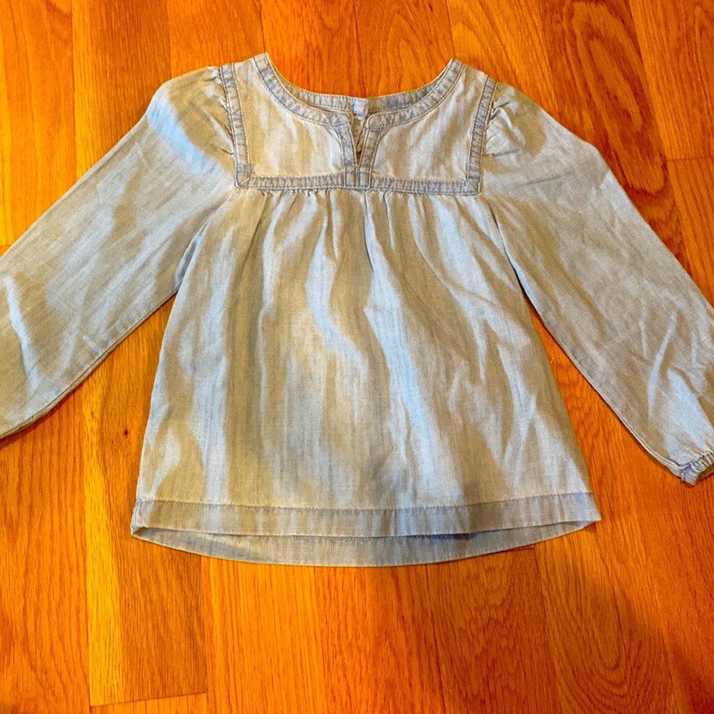 Baby gal size 4 toddler denim long sleeve dress